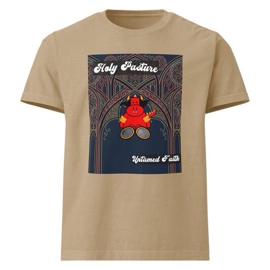 Pocket Cows Unisex Heavyweight Garment Dye Tee — Design 270