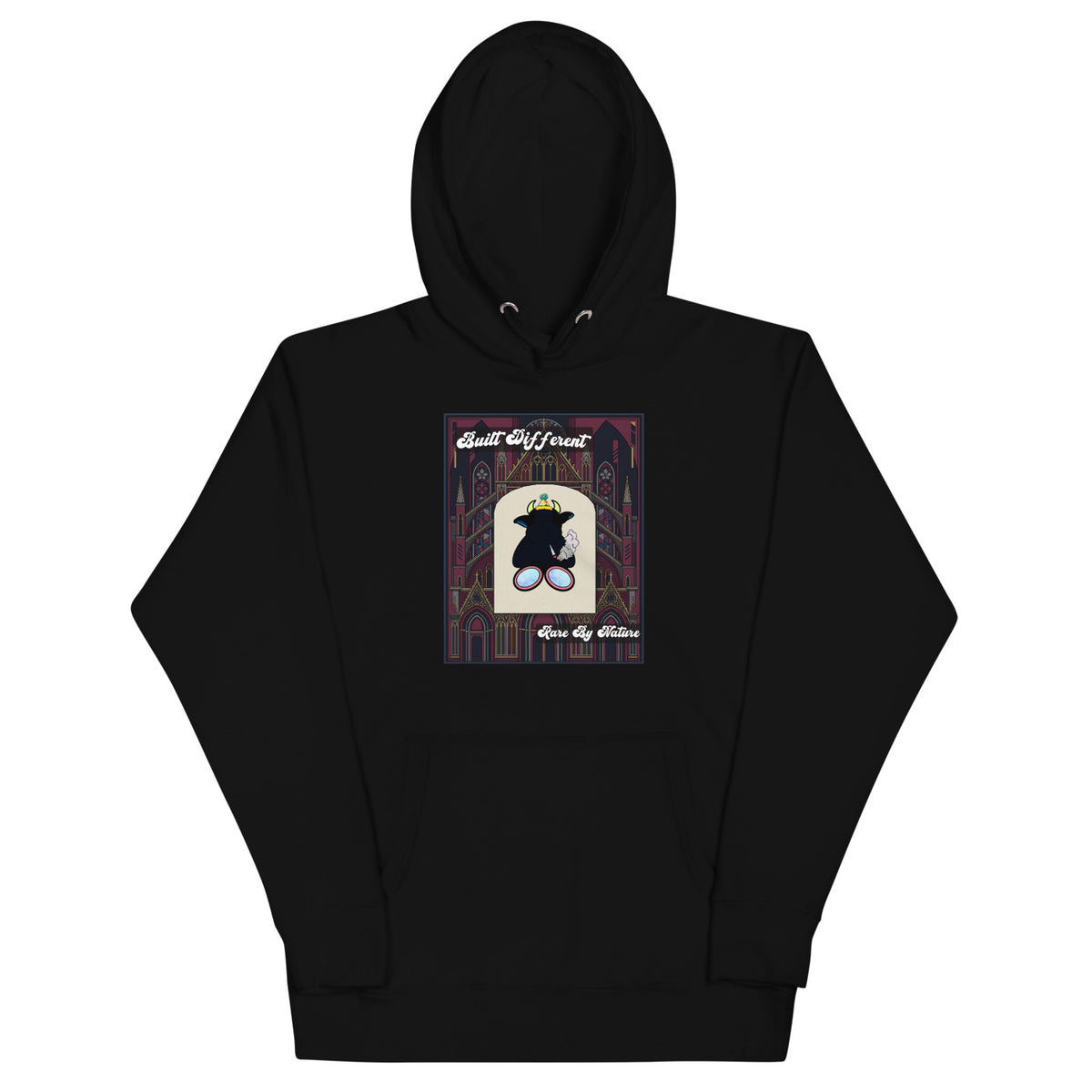 Pocket Cows Hoodie — Sacred Herd — Design 08 — alternate view