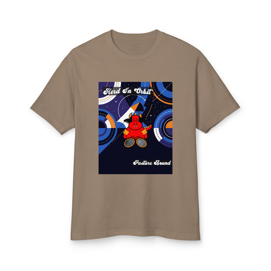 Pocket Cows Unisex Garment-Dyed Heavyweight Cotton Tee — Design 280