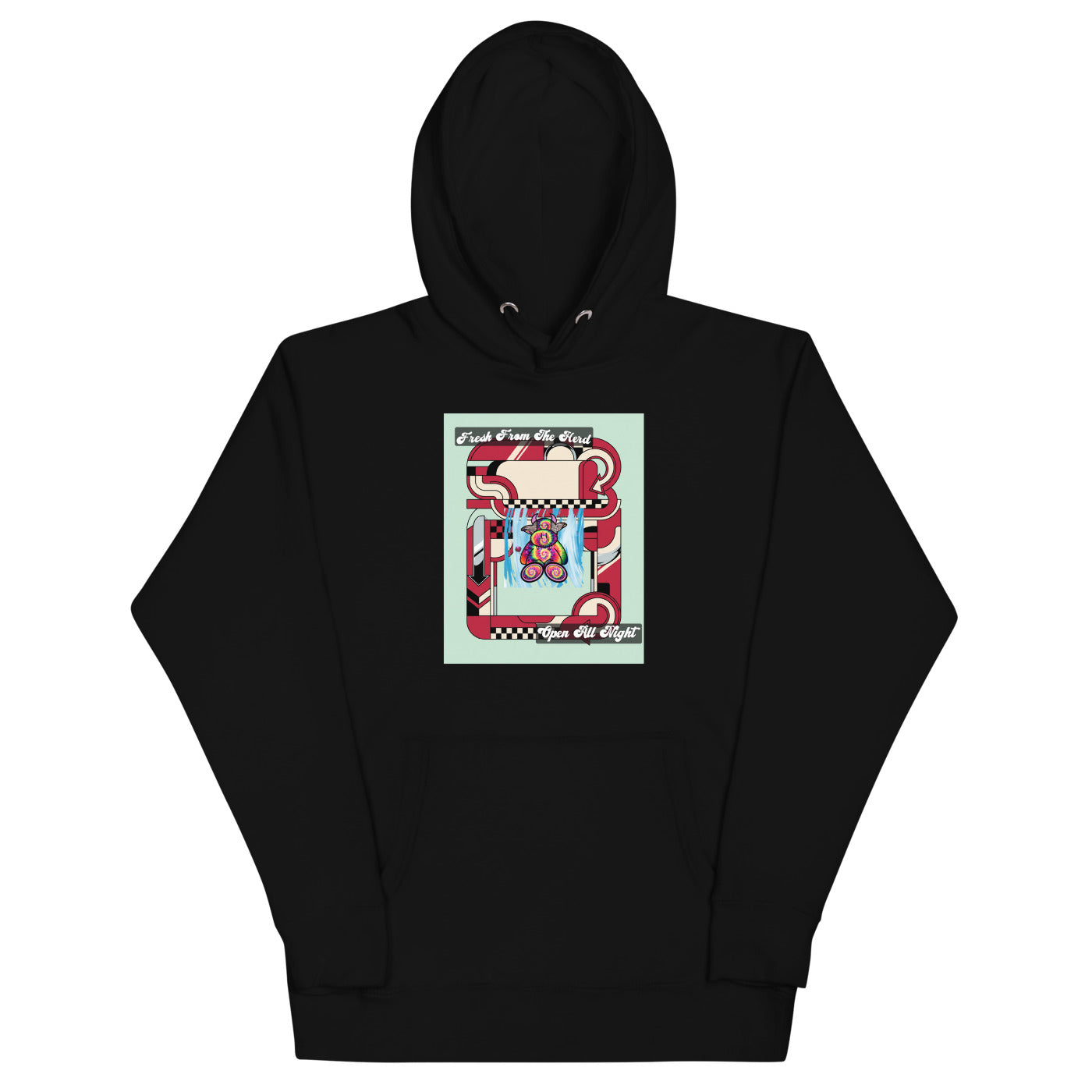 Pocket Cows Hoodie — Always Fresh — Design 713