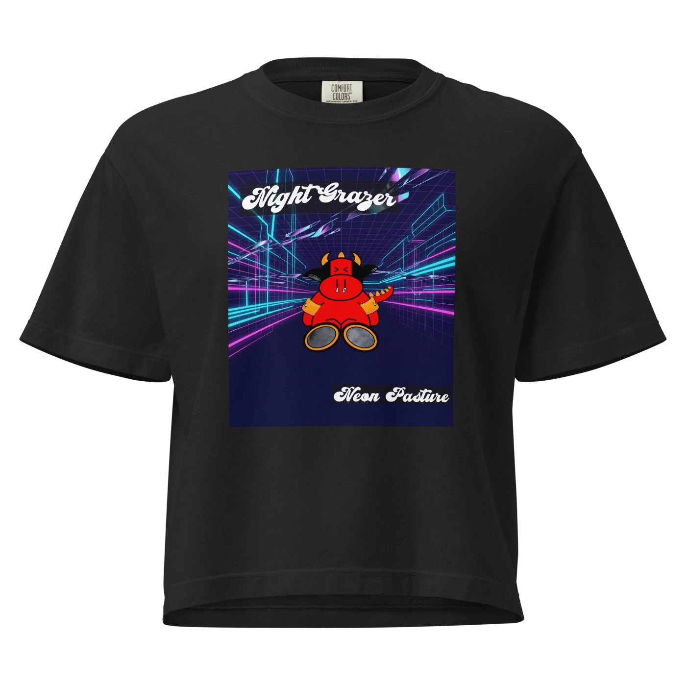 Pocket Cows Women's Heavyweight Boxy T-Shirt — Design 250