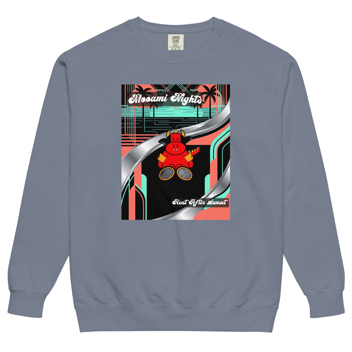 Pocket Cows Unisex Garment-Dyed Sweatshirt — Design 272