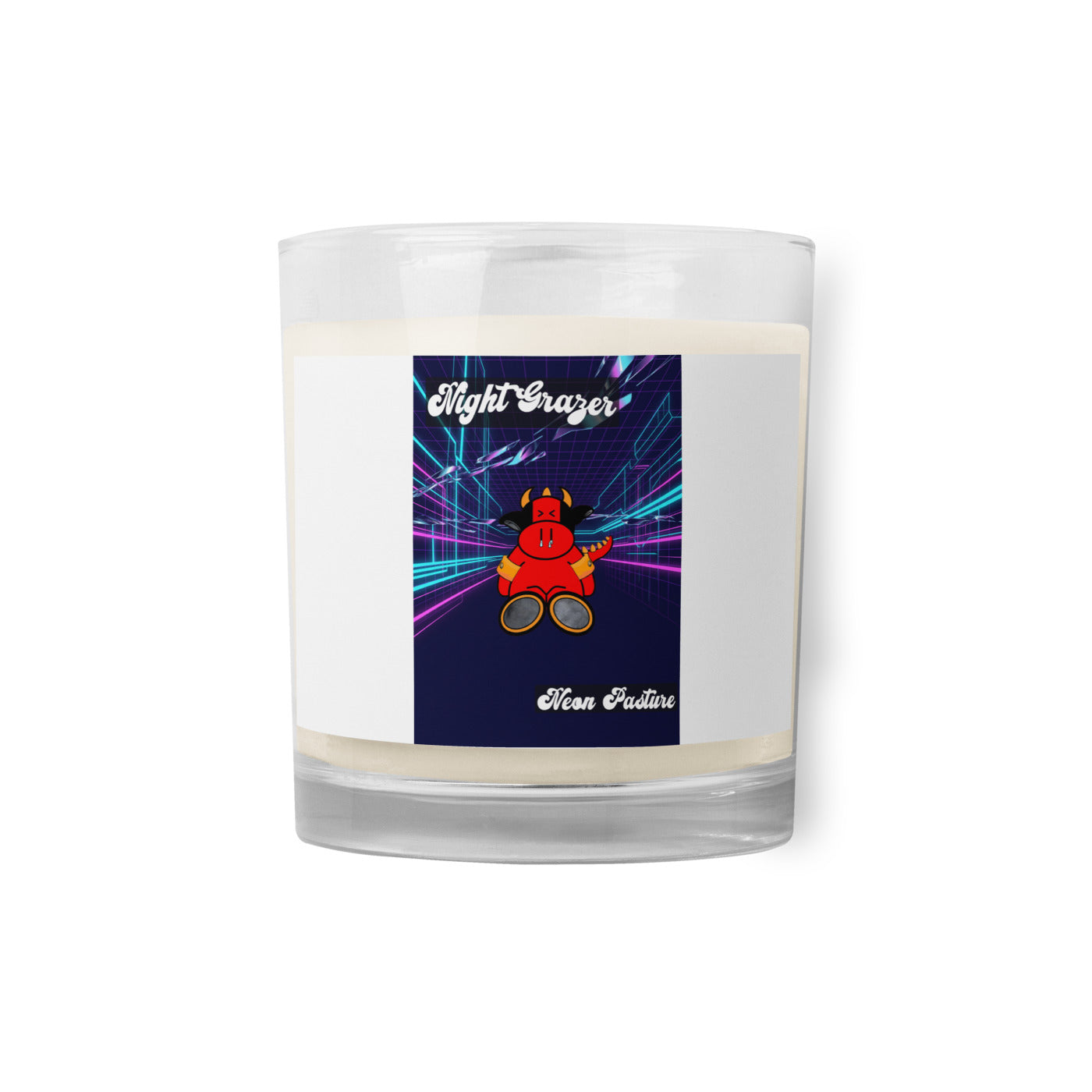 Pocket Cows Glass Jar Soy Wax Candle — After Hours — Design 250