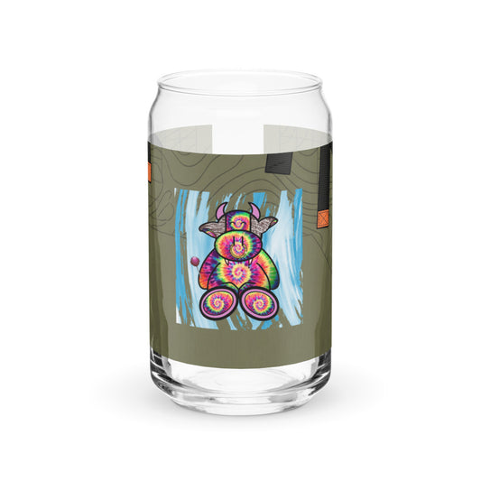 Pocket Cows Can-Shaped Glass (16 oz) — Built To Roam — Design 717