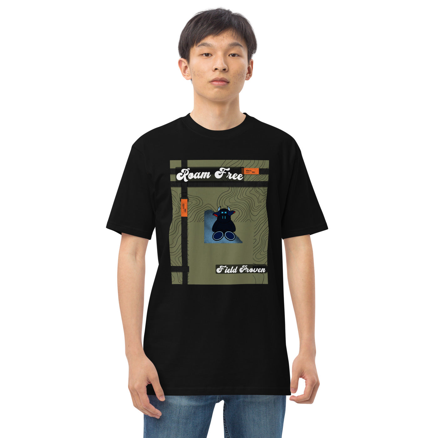 Pocket Cows Heavyweight Tee — Built To Roam — Design 763