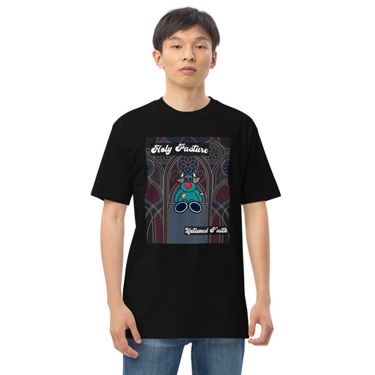 Pocket Cows Heavyweight Tee — Sacred Herd — Design 801