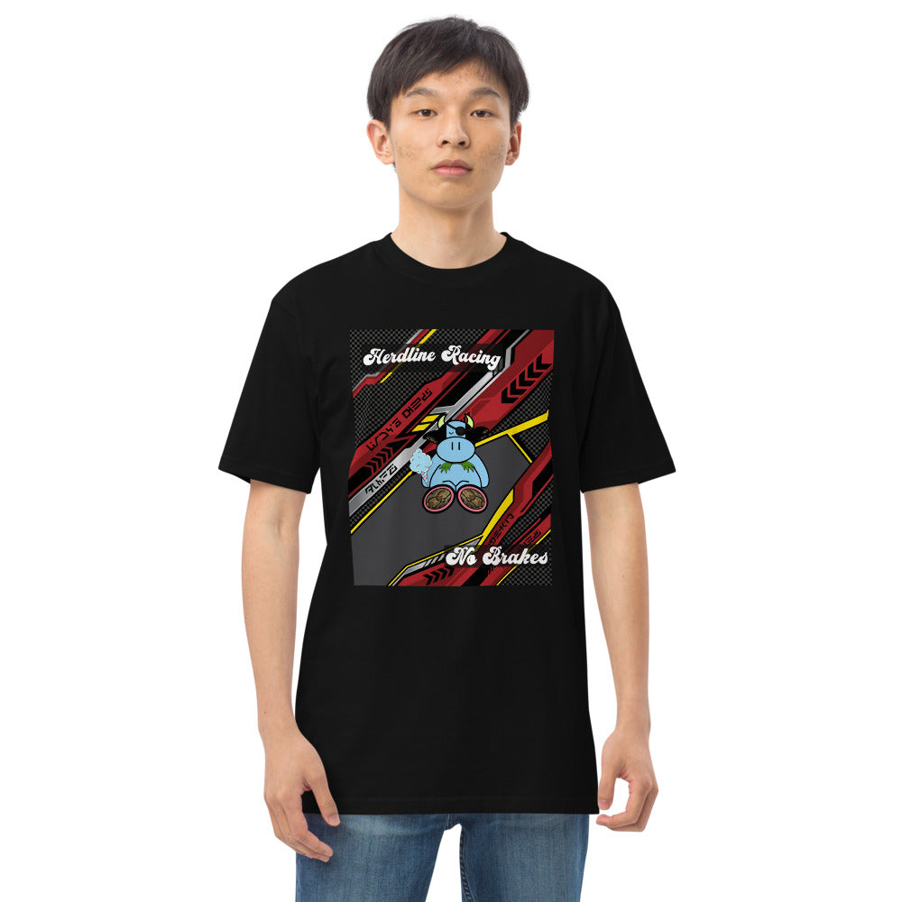 Pocket Cows Heavyweight Tee — Full Throttle — Design 93