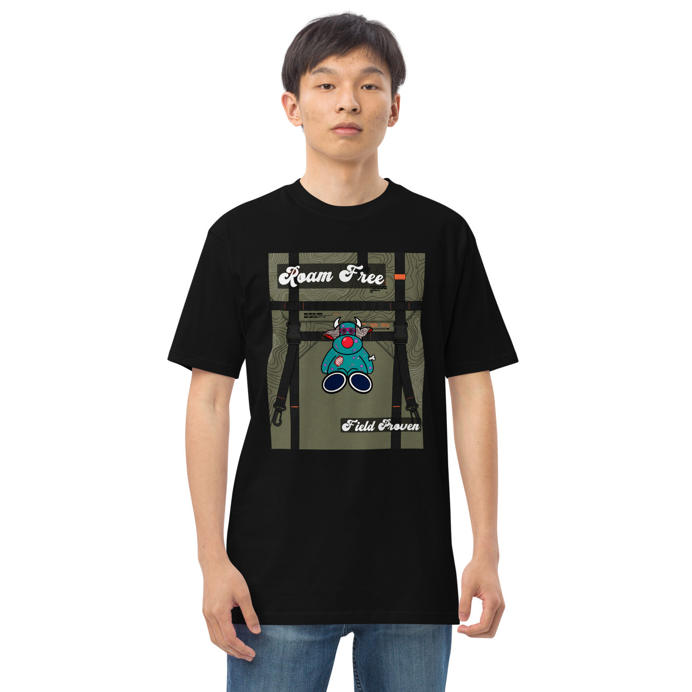 Pocket Cows Heavyweight Tee — Built To Roam — Design 809