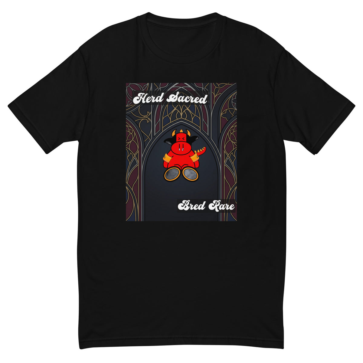 Pocket Cows Men's Fitted T-Shirt — Design 267