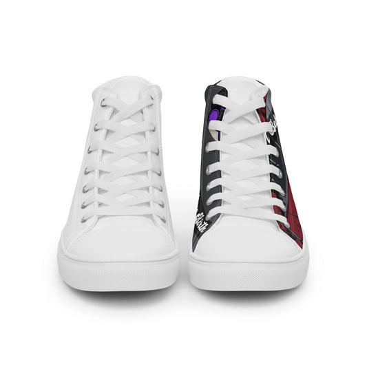 Pocket Cows Men's High Top Canvas Shoes — No Bull Left — Design 892