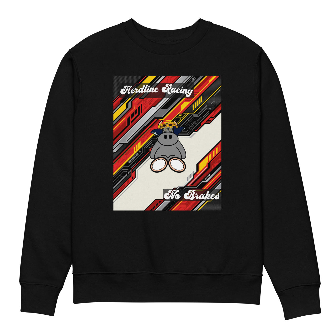 Pocket Cows Unisex Organic Changer 2.0 Sweatshirt — Design 263