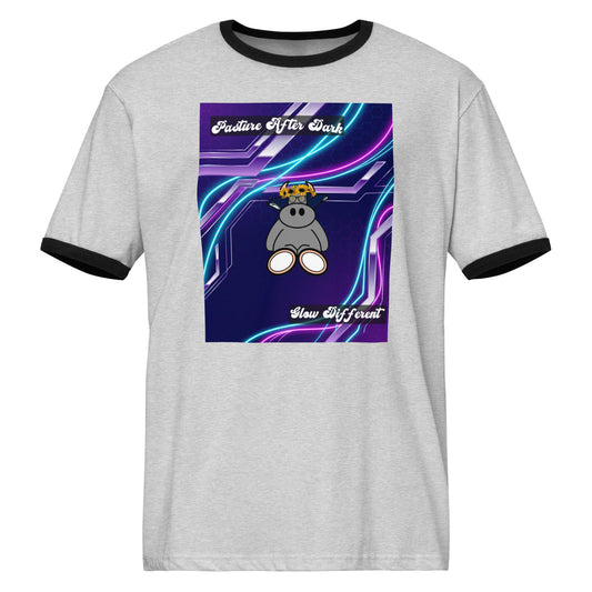Pocket Cows Unisex Ringer T-Shirt — Design 251