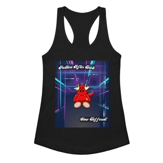 Pocket Cows Women's Ideal Racerback Tank Top — Design 273