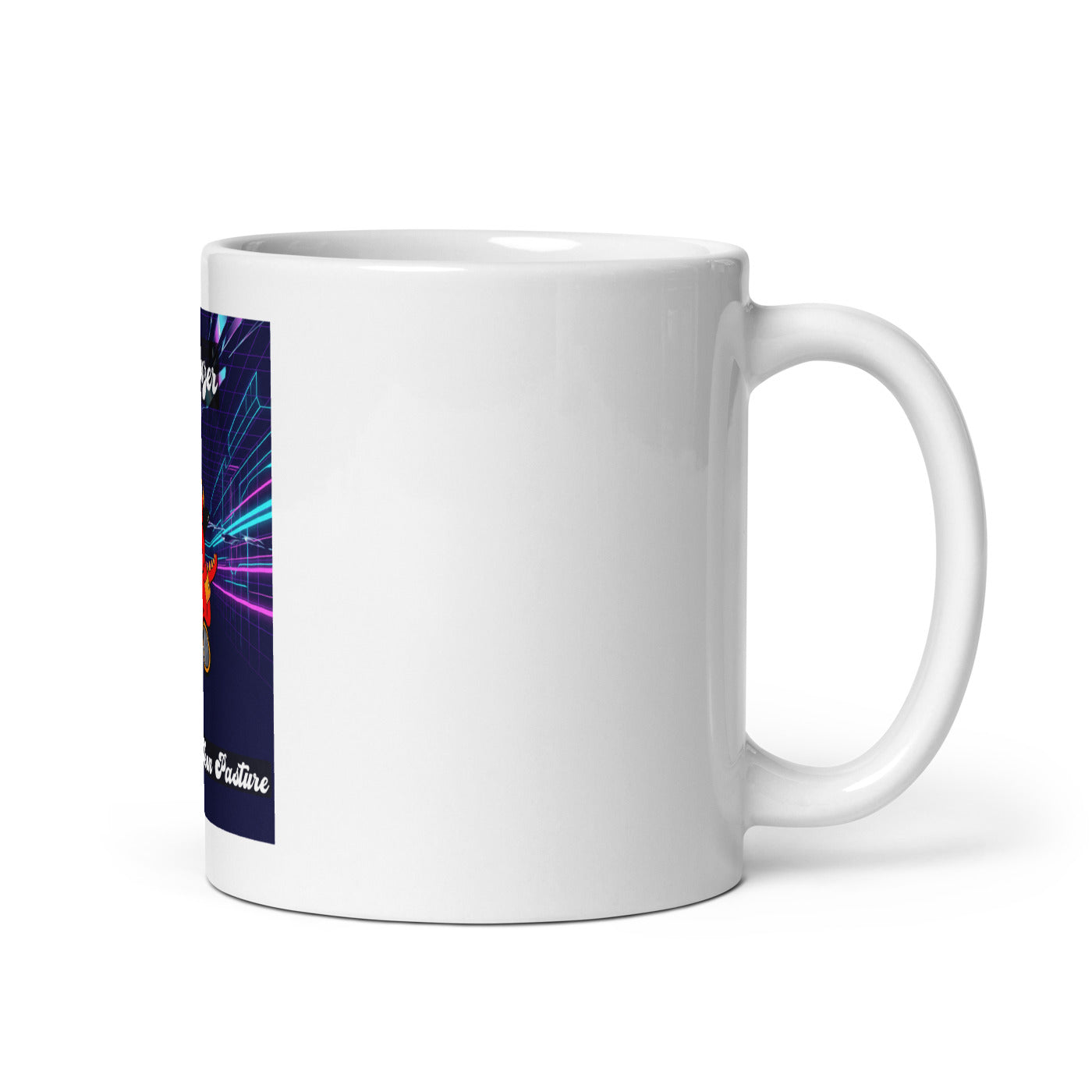 Pocket Cows White Glossy Mug — After Hours — Design 250