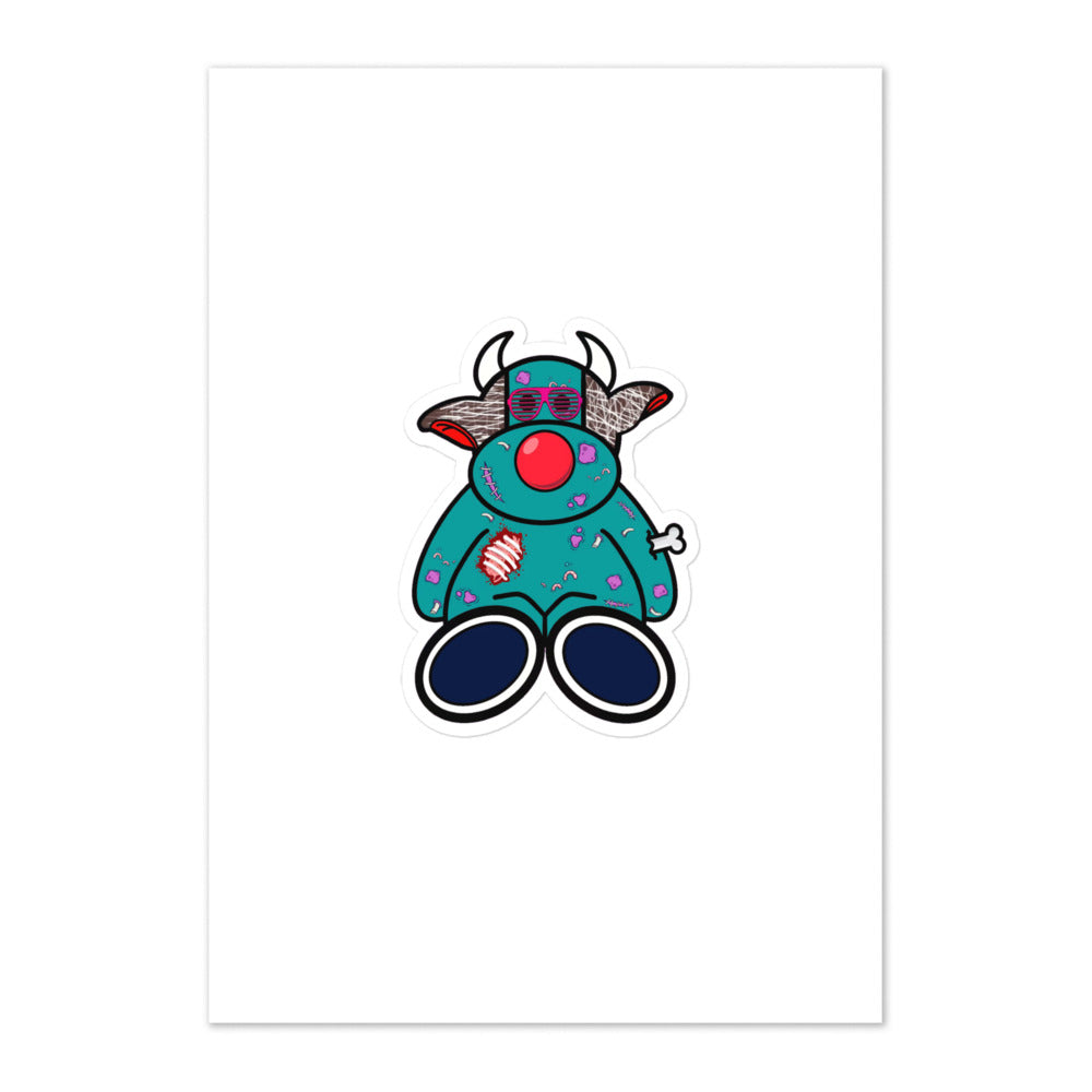 Pocket Cows Kiss-Cut Sticker Sheet — Orbit The Herd — Design 796