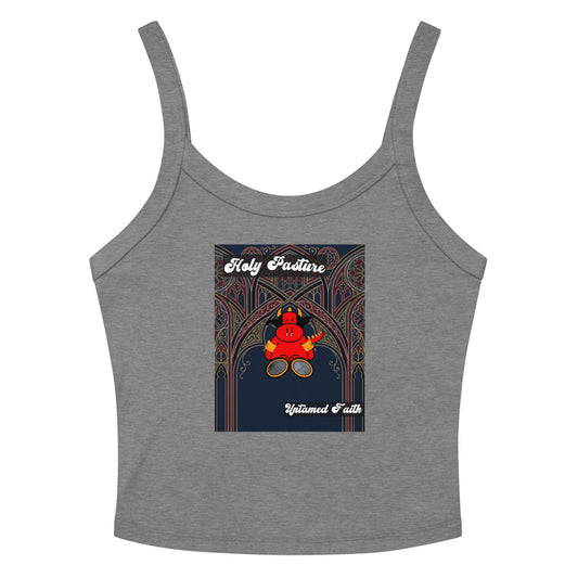 Pocket Cows Women's Micro-Rib Tank Top — Design 270