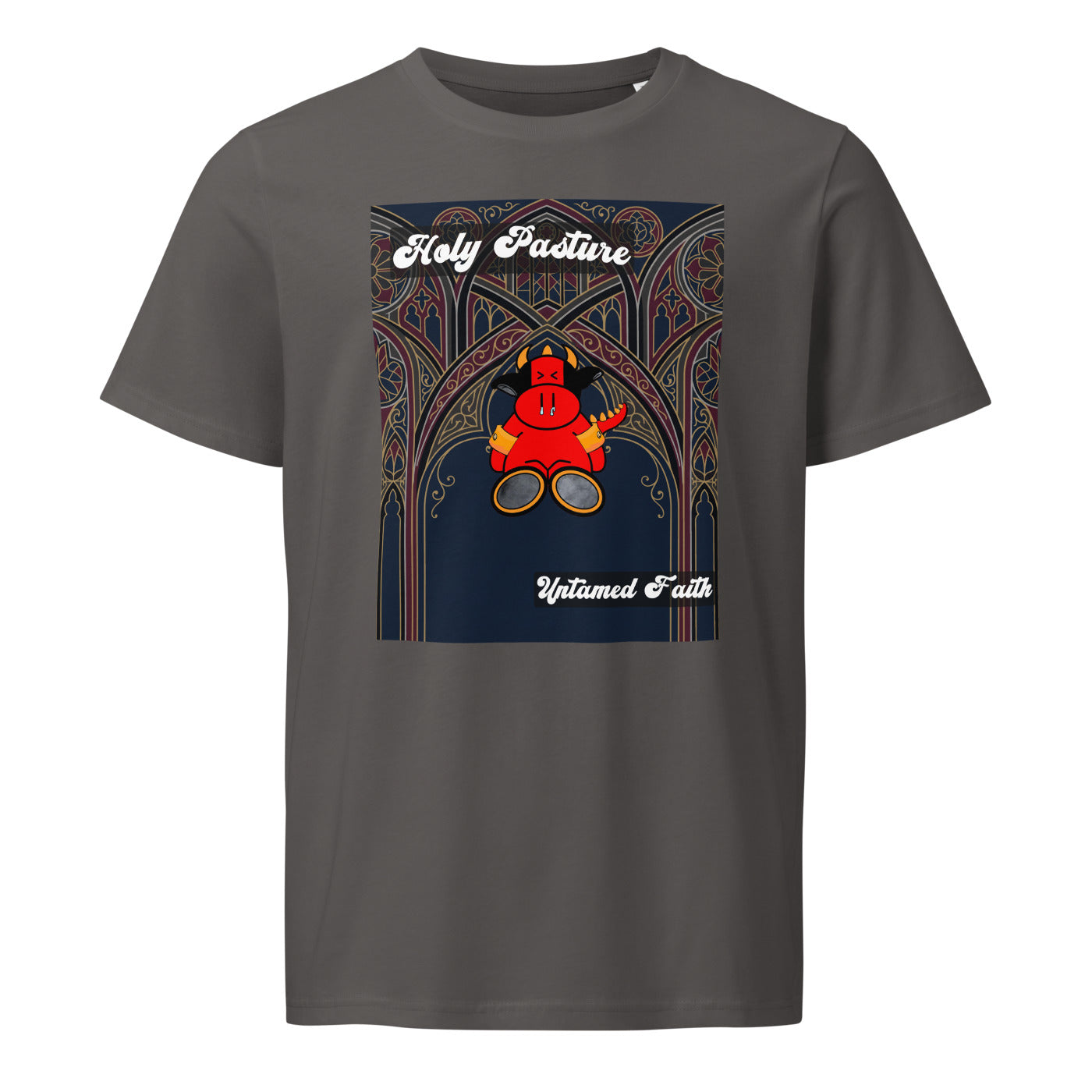 Pocket Cows Unisex Organic Mid-Light Crafter T-Shirt — Design 270