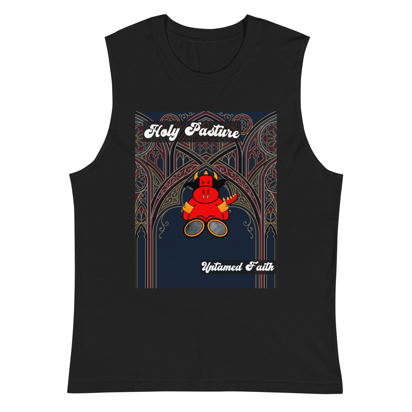 Pocket Cows Unisex Muscle Shirt — Design 270