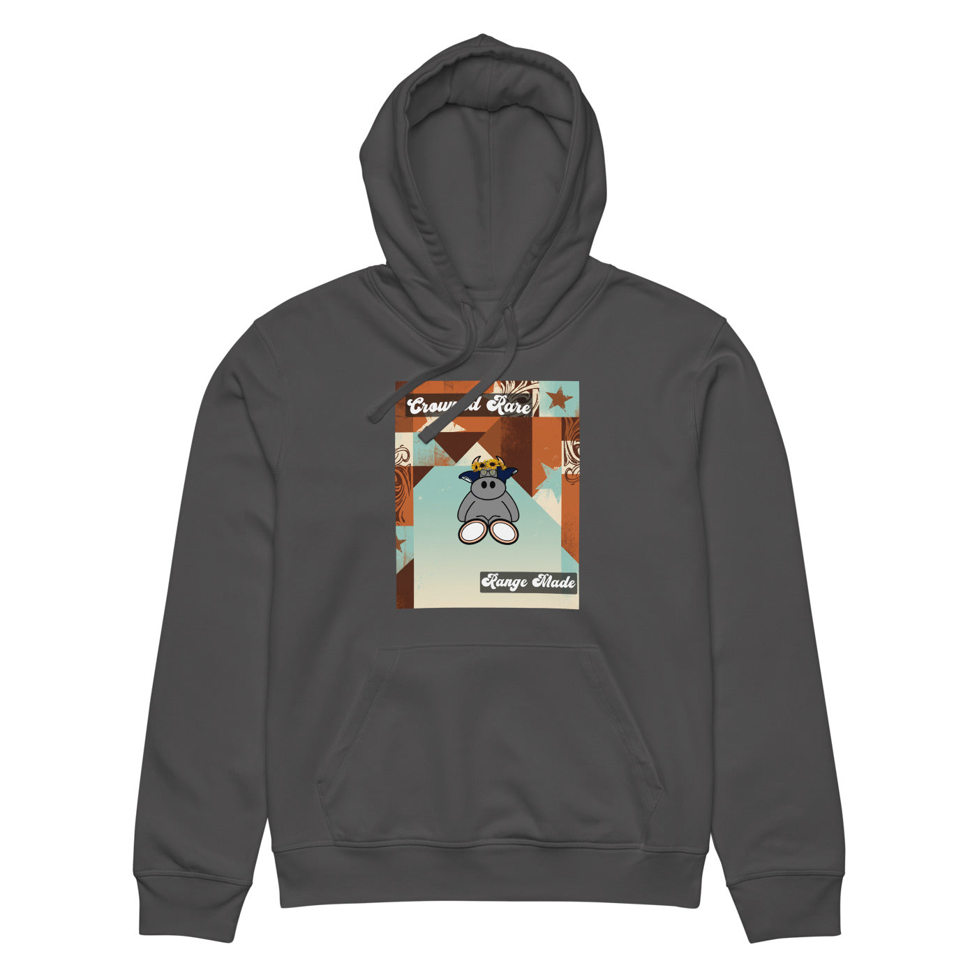 Pocket Cows Unisex Organic Mid-Weight Drummer 2.0 Hoodie — Design 260