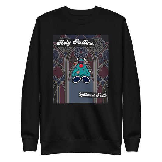 Pocket Cows Crewneck — Sacred Herd — Design 801