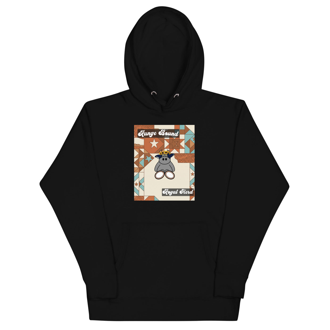 Pocket Cows Hoodie — Range Royalty — Design 258