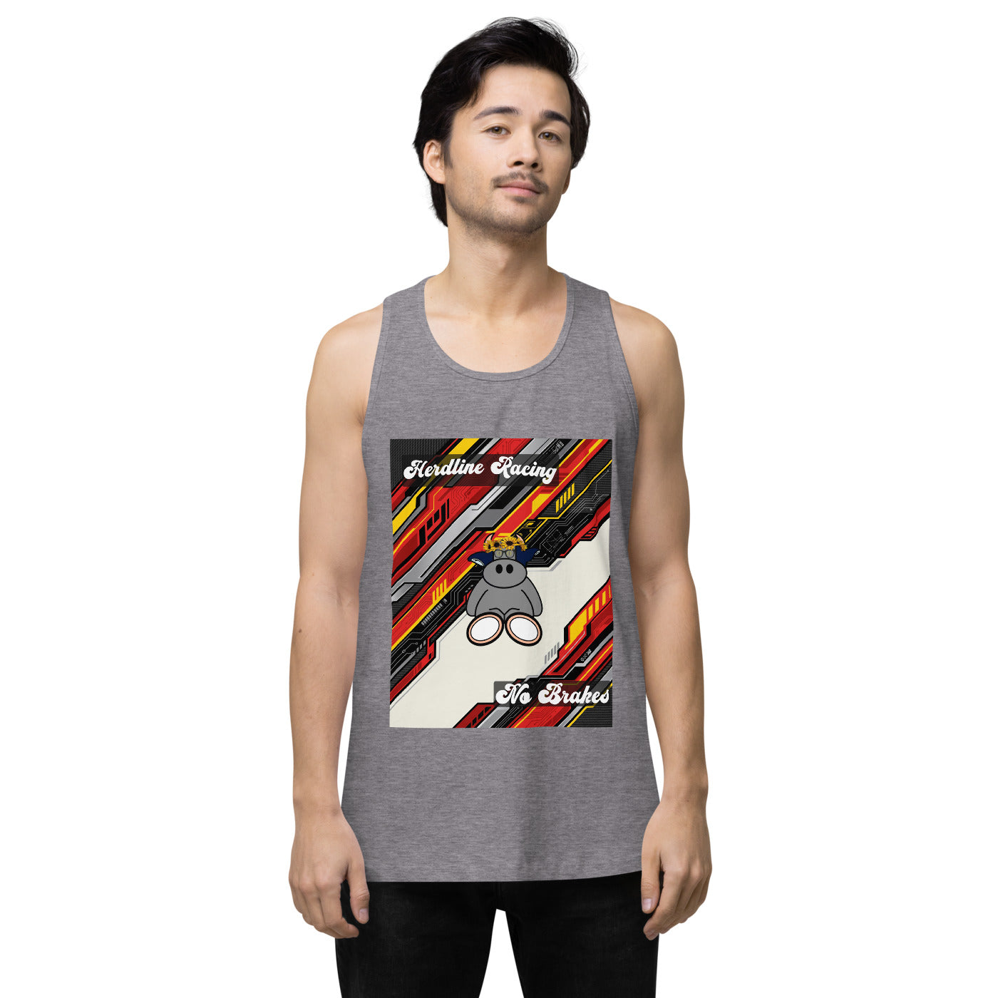 Pocket Cows Men's Tank Top — Design 263