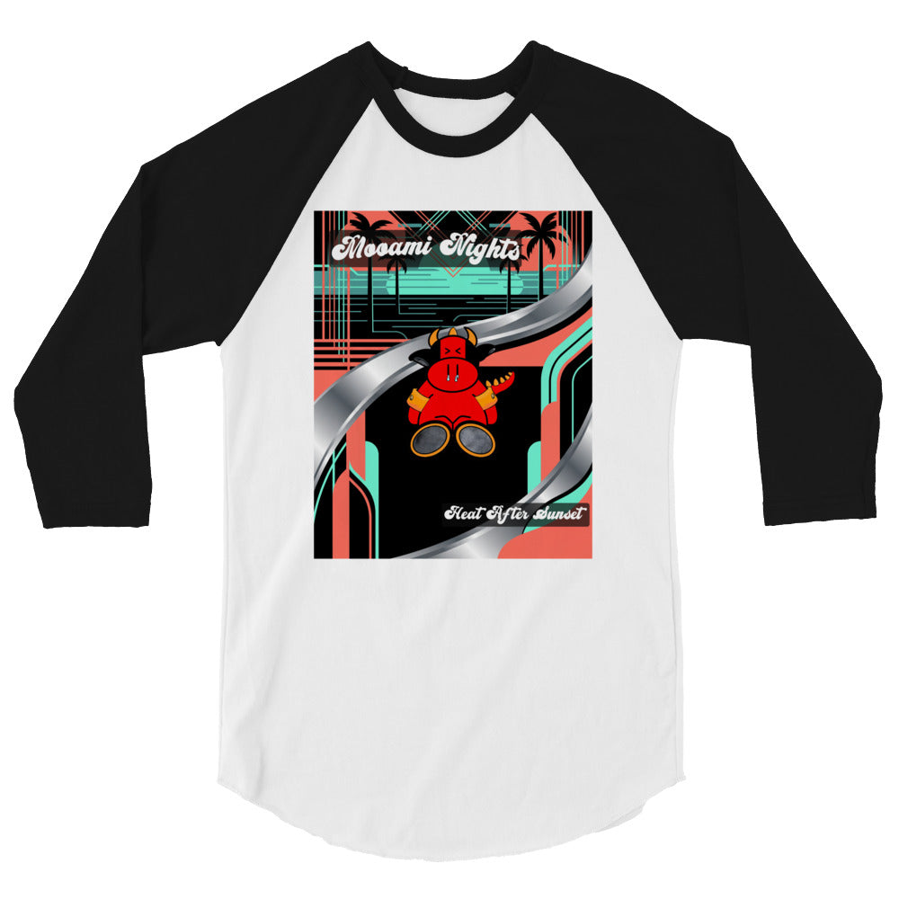 Pocket Cows Unisex 3/4 Sleeve Raglan Shirt — Design 272
