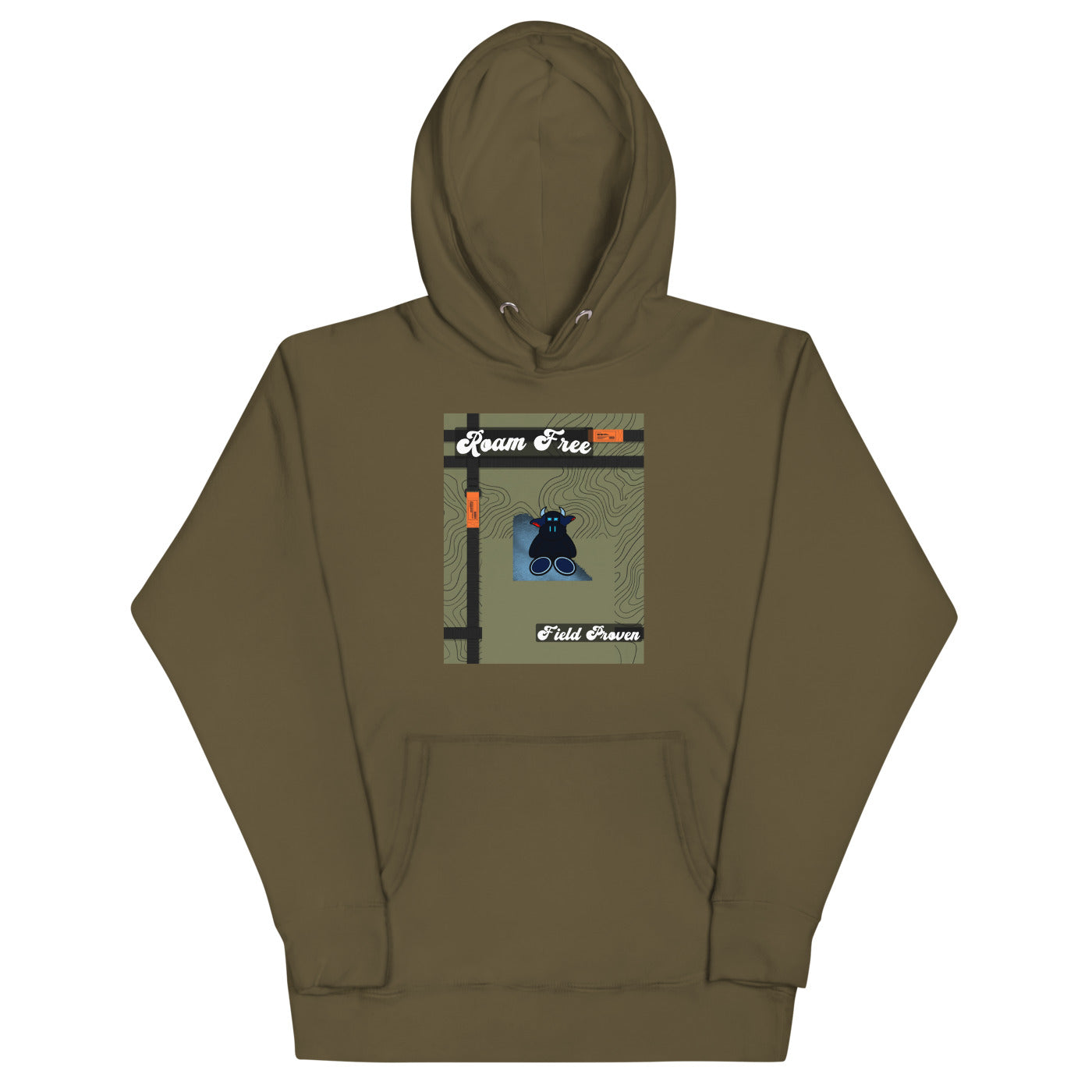 Pocket Cows Hoodie — Built To Roam — Design 763