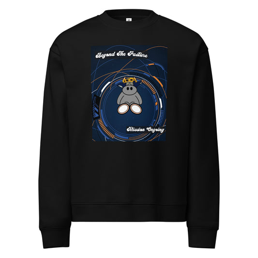 Pocket Cows Unisex Relax Crew Neck Sweatshirt — Design 283