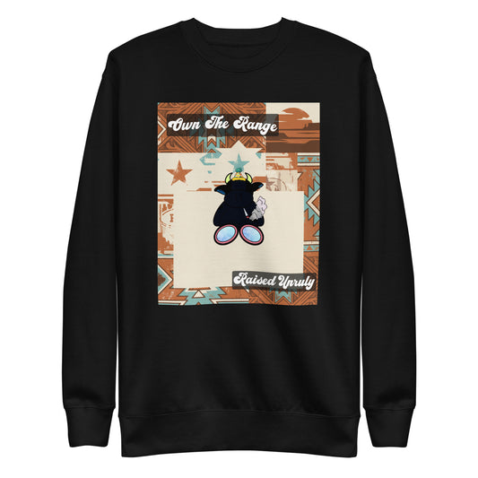 Pocket Cows crewneck — Range Royalty — Design 116