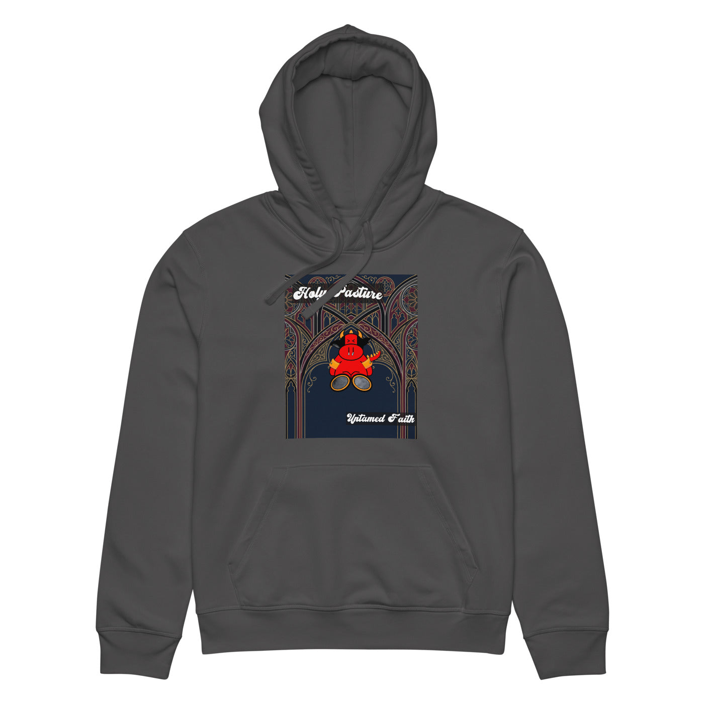 Pocket Cows Unisex Organic Mid-Weight Drummer 2.0 Hoodie — Design 270