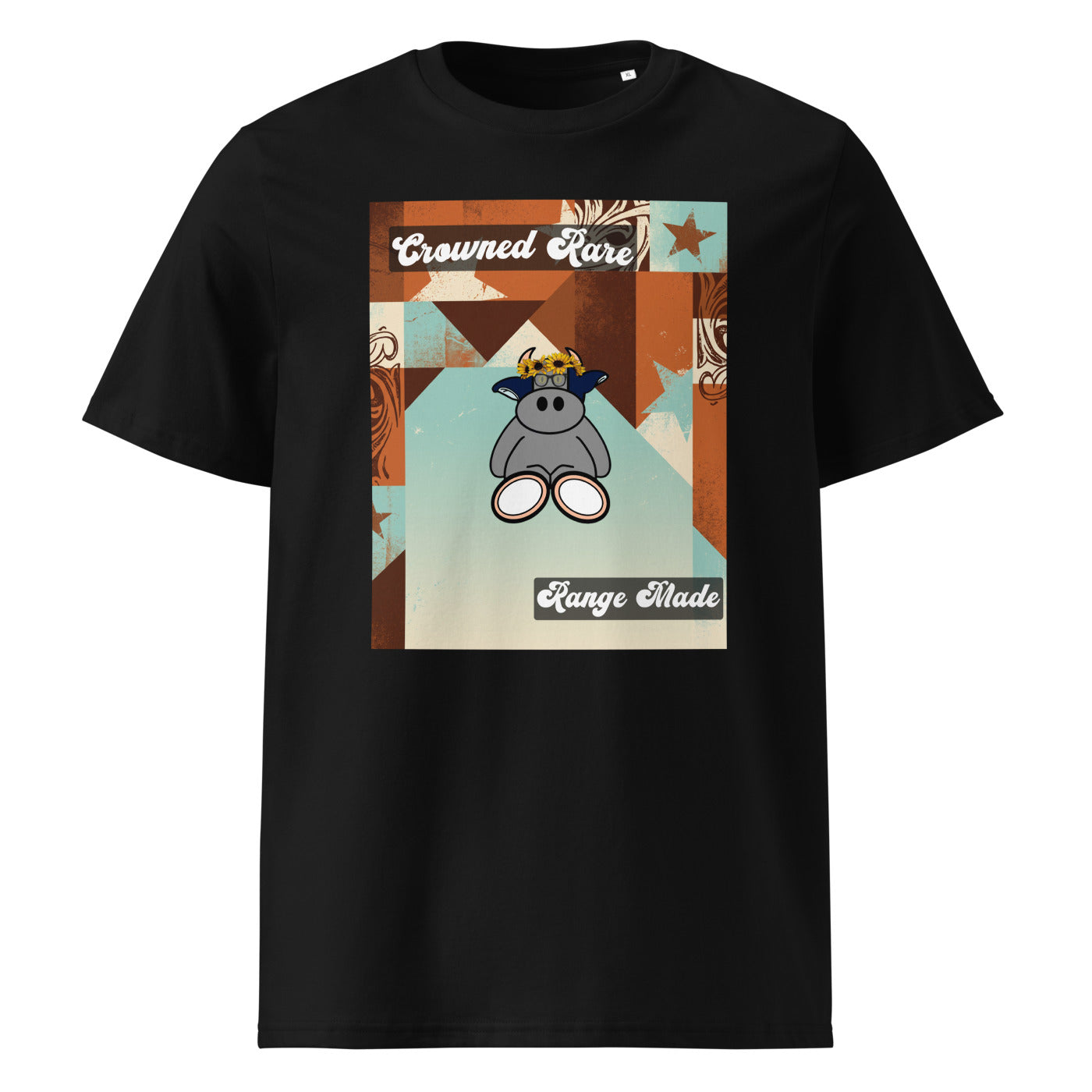 Pocket Cows Unisex Organic Ribbed Neck Creator 2.0 T-Shirt — Design 260