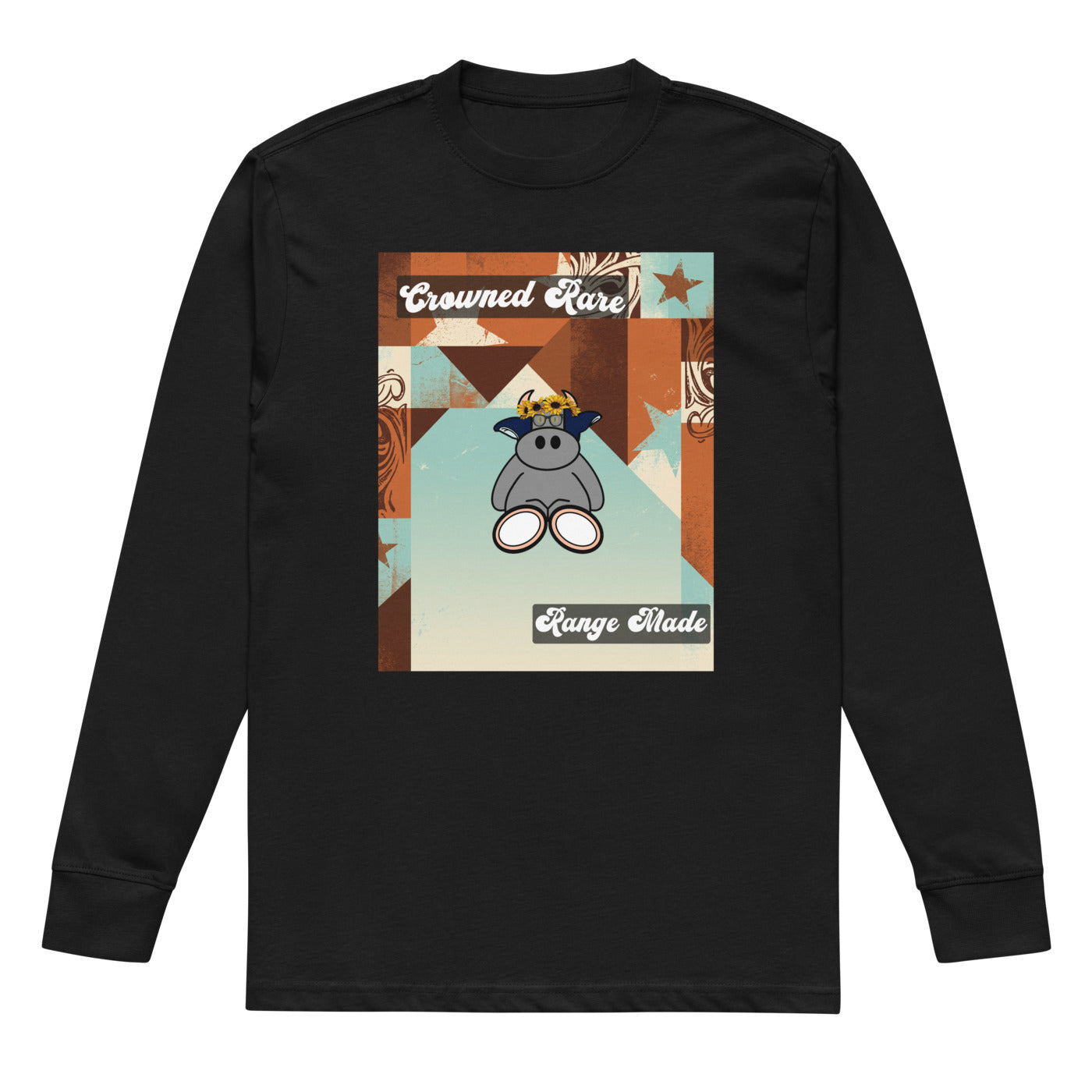 Pocket Cows Men's Heavyweight Long Sleeve T-Shirt — Design 260
