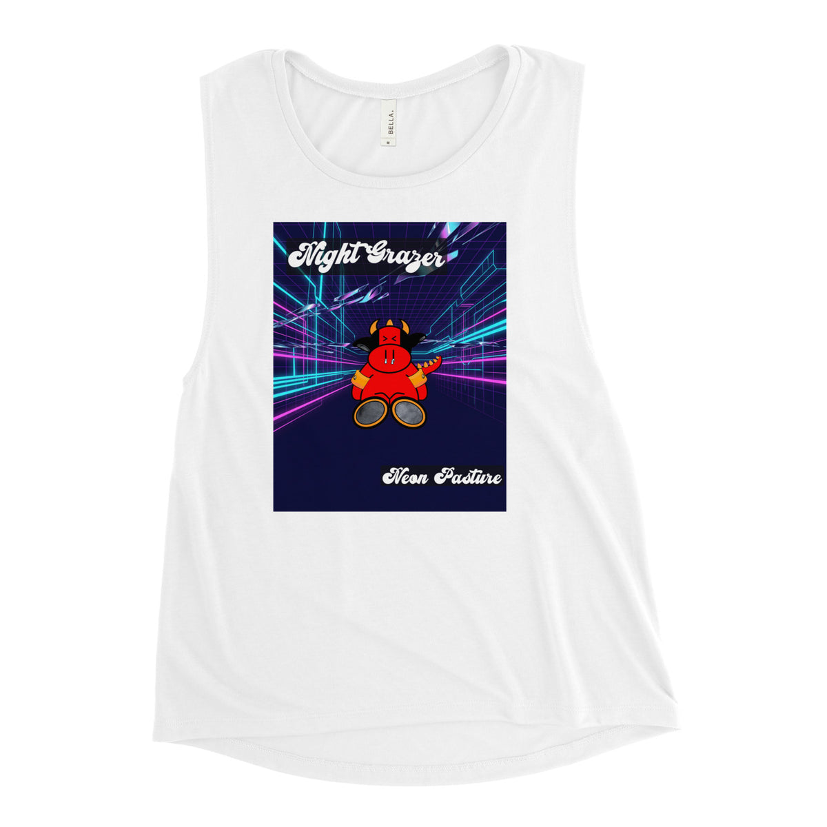 Pocket Cows Women's Muscle Tank — Design 250