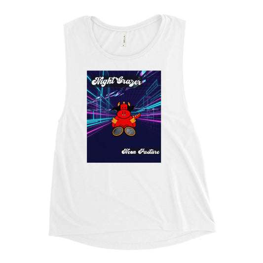 Pocket Cows Women's Muscle Tank — Design 250