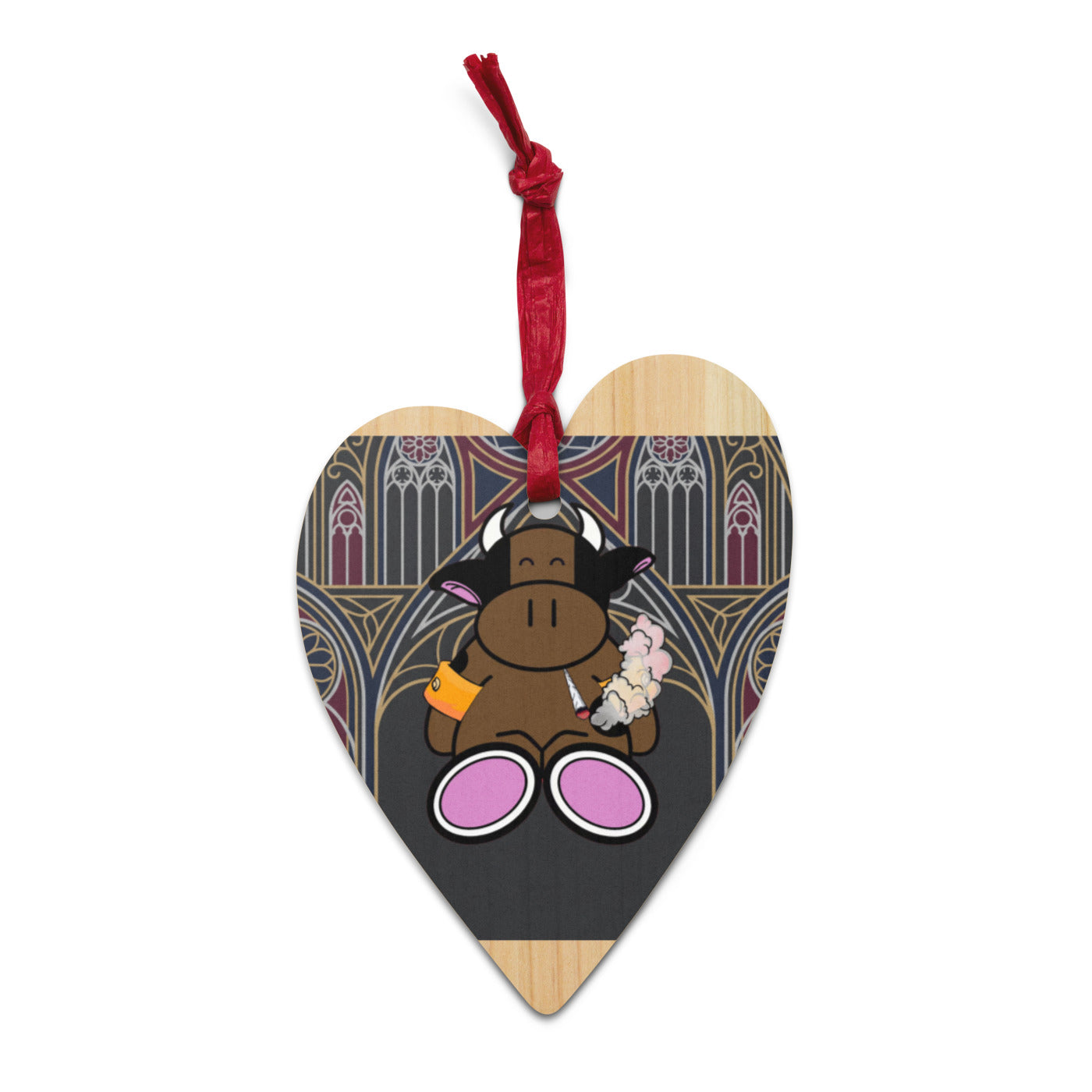 Pocket Cows Wooden Ornaments — Sacred Herd — Design 764