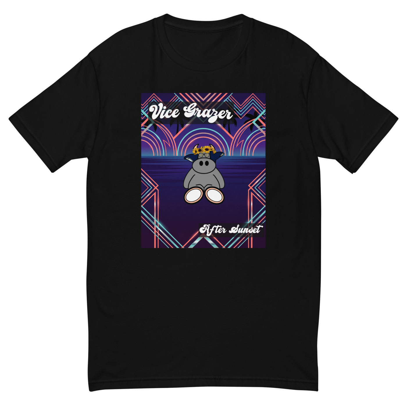 Pocket Cows Men's Fitted T-Shirt — Design 279