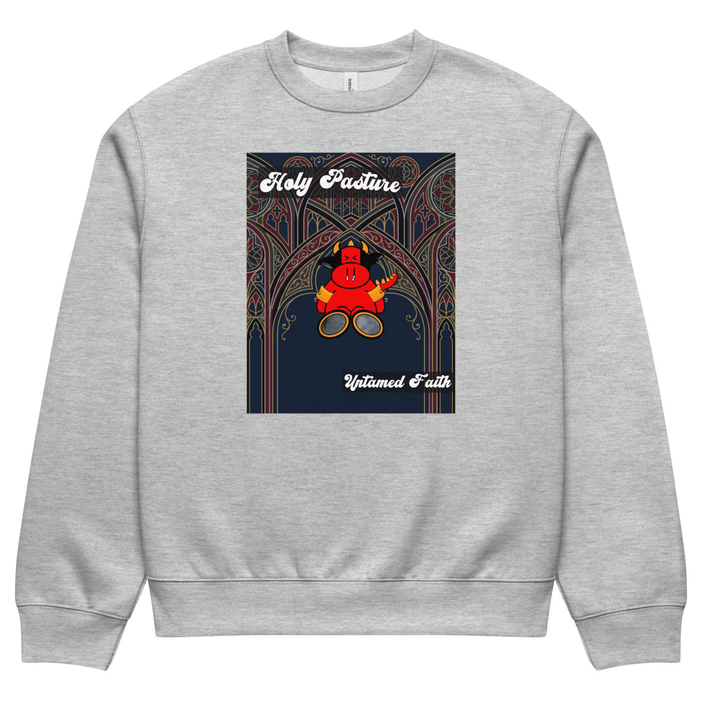 Pocket Cows Unisex Oversized Heavyweight Sweatshirt — Design 270