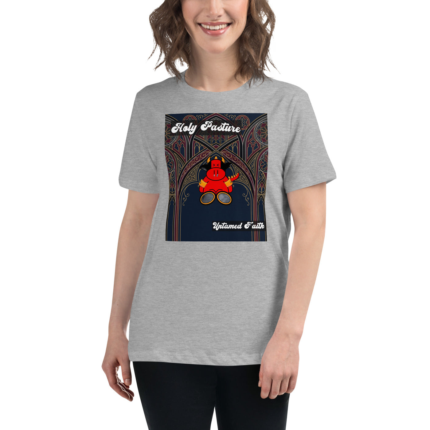 Pocket Cows Women's Relaxed T-Shirt — Design 270