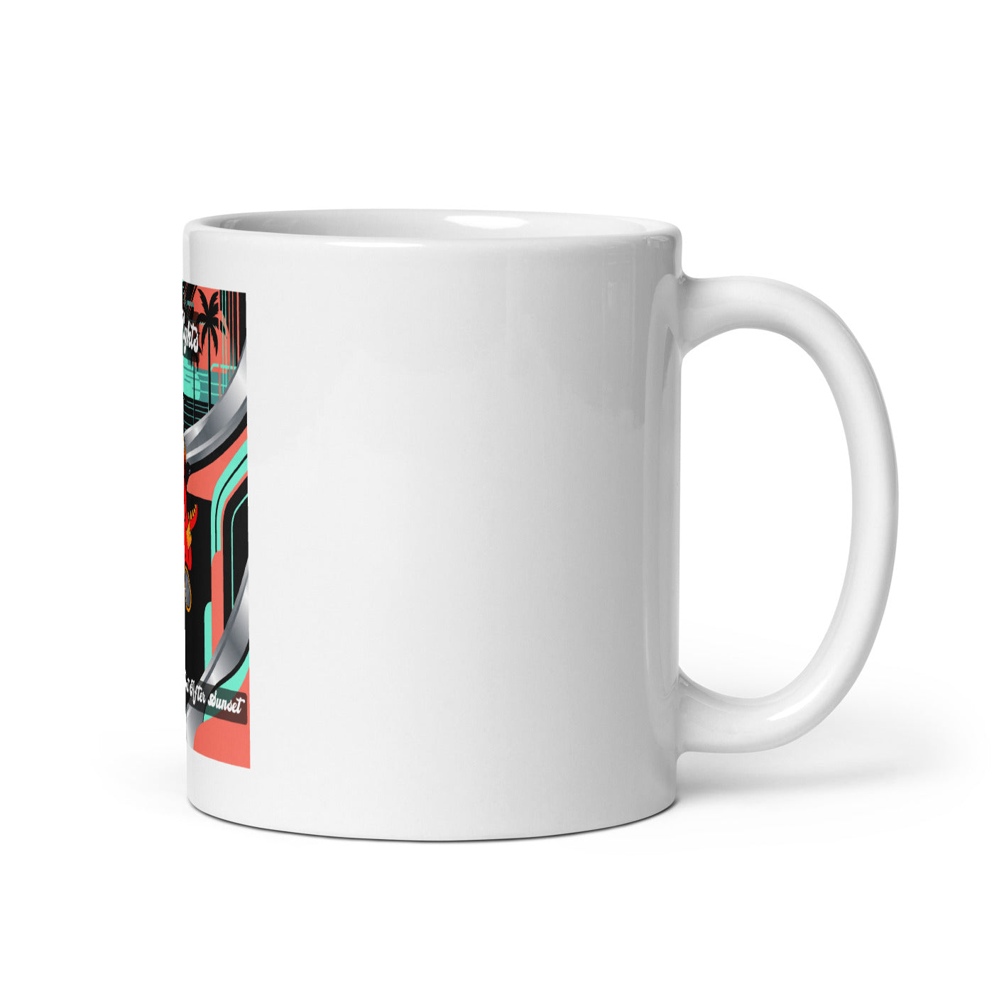 Pocket Cows White Glossy Mug — Pasture Vice — Design 272