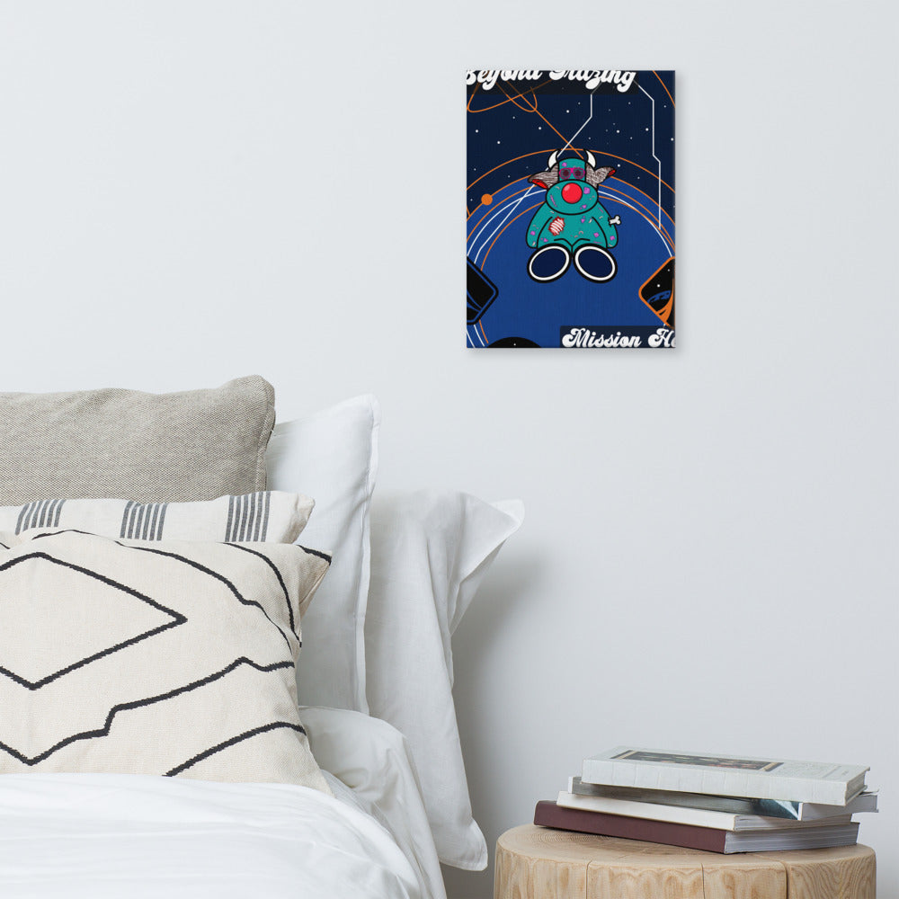 Pocket Cows Canvas (in) — Orbit The Herd — Design 798