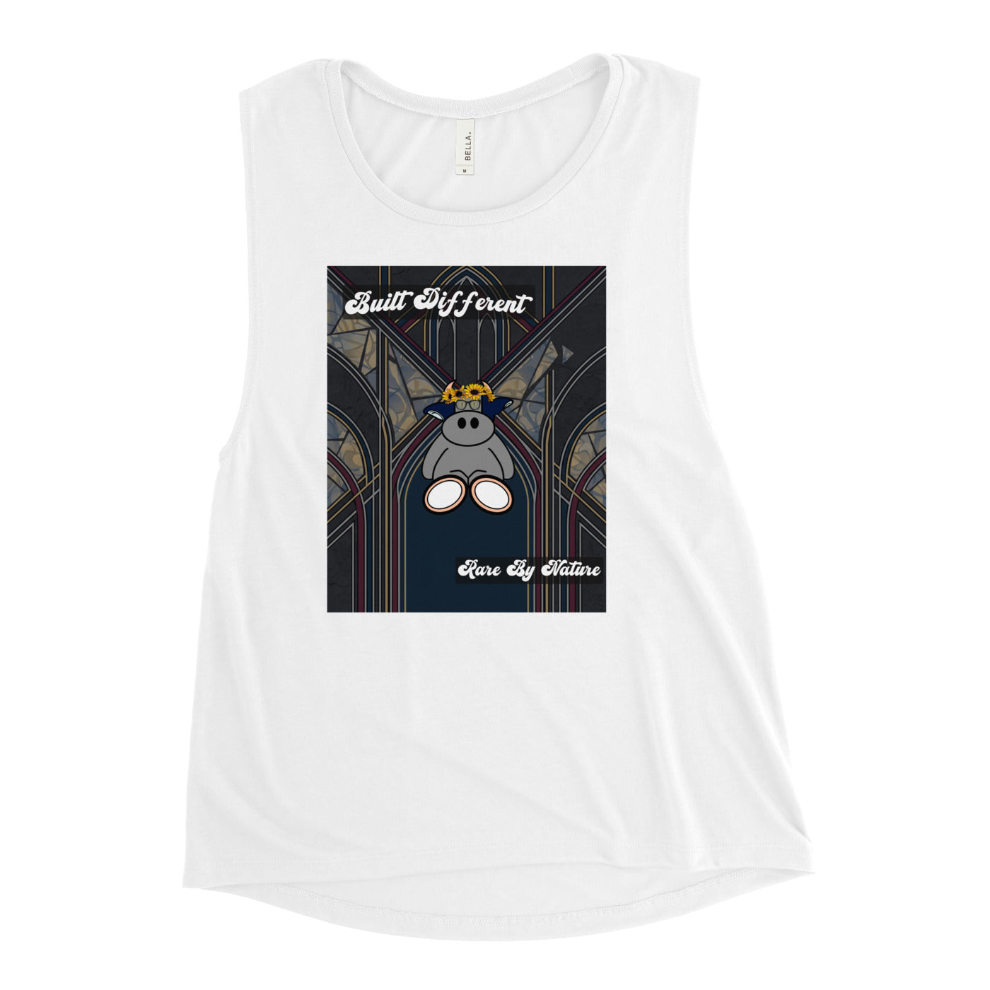 Pocket Cows Women's Muscle Tank — Design 269