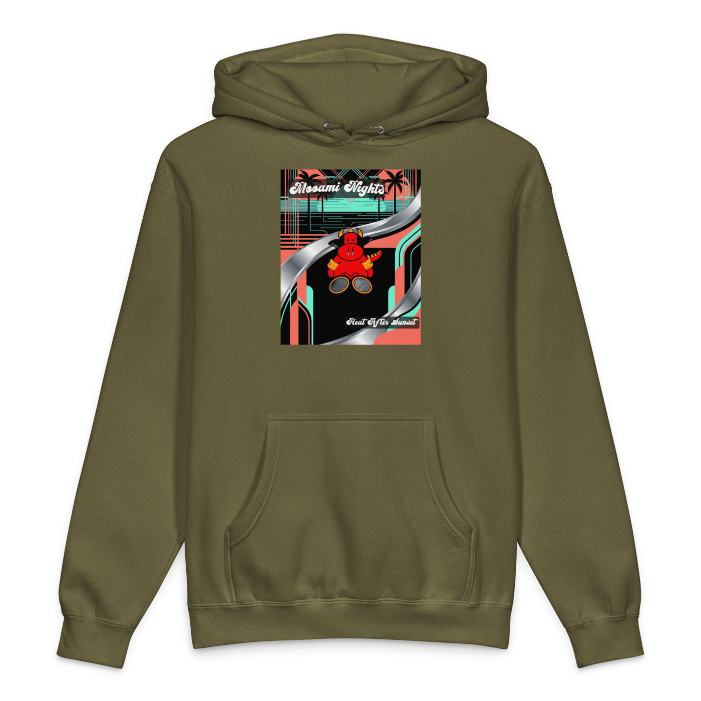 Pocket Cows Unisex Heavyweight Hooded Sweatshirt — Design 272