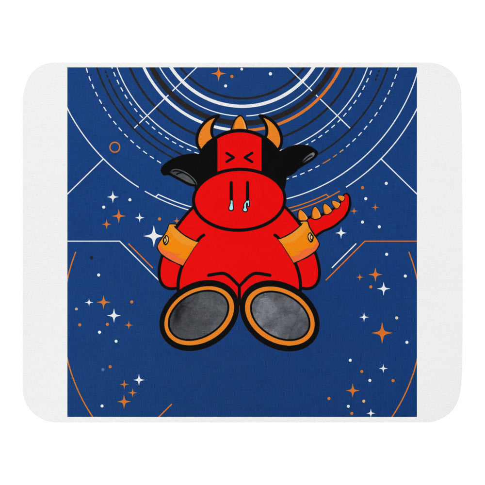 Pocket Cows Mouse Pad — Orbit The Herd — Design 278