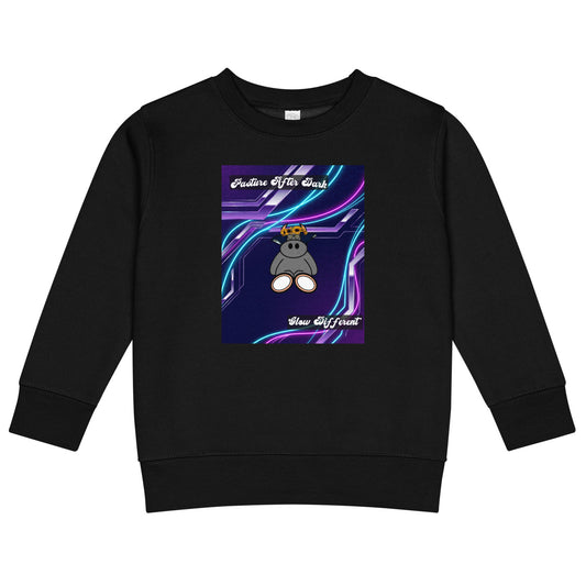 Pocket Cows Kids Crew Neck Sweatshirt — Design 251