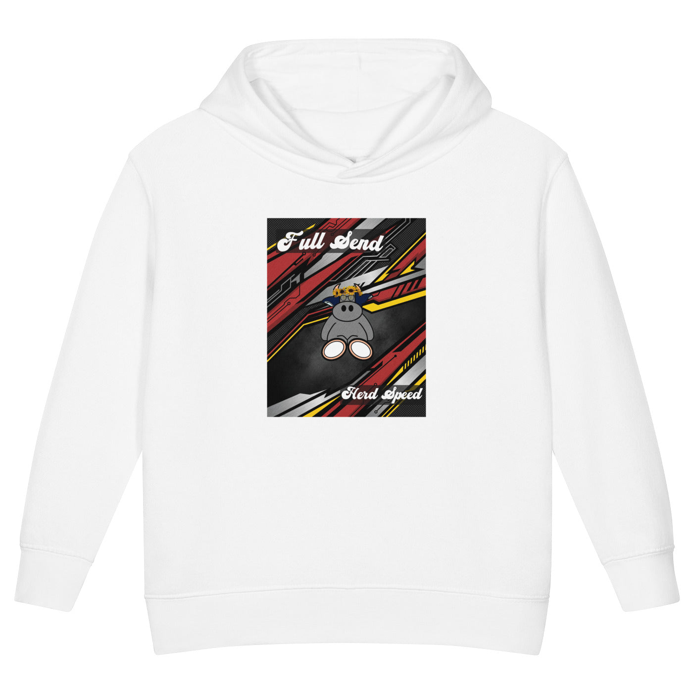 Pocket Cows Toddler Pullover Fleece Hoodie — Design 265