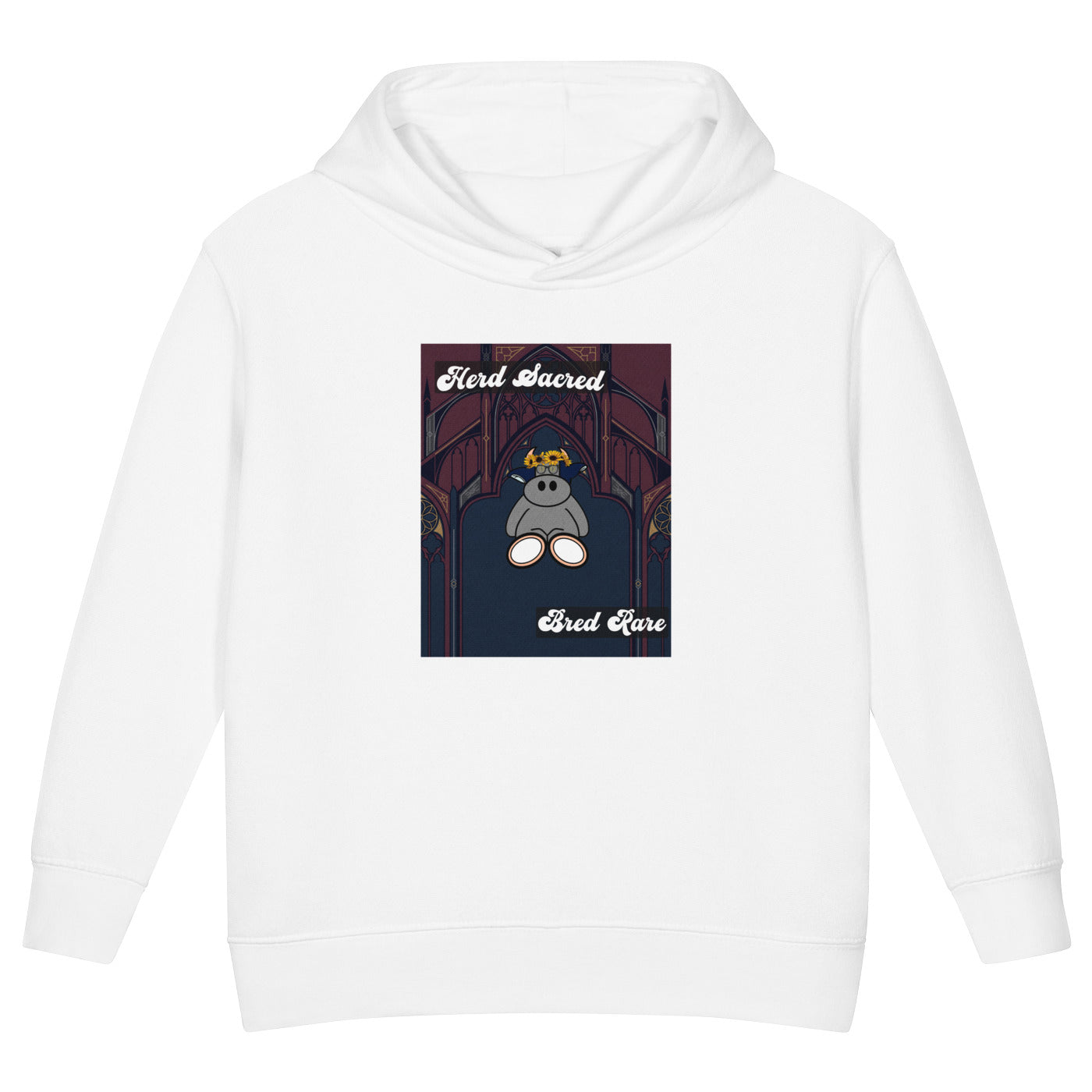Pocket Cows Toddler Pullover Fleece Hoodie — Design 271