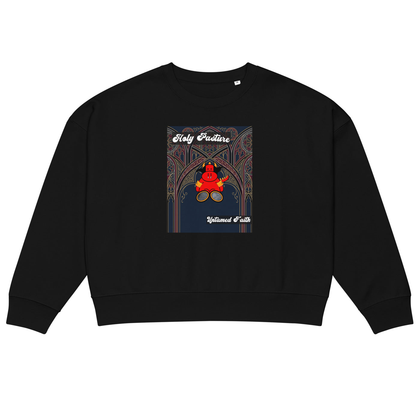 Pocket Cows Women's Organic Crew Neck Stella Alma Sweatshirt — Design 270