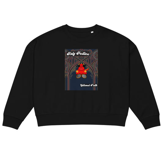 Pocket Cows Women's Organic Crew Neck Stella Alma Sweatshirt — Design 270