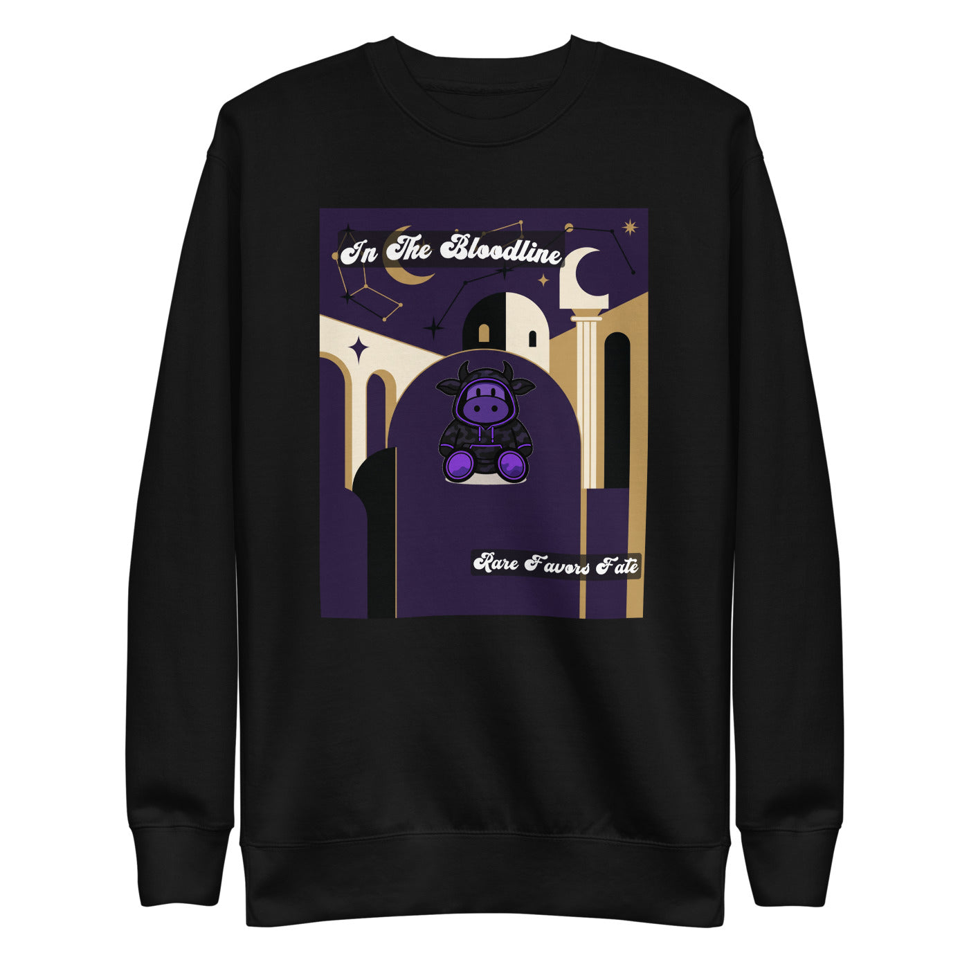 Pocket Cows Crewneck — Written In The Herd — Design 882